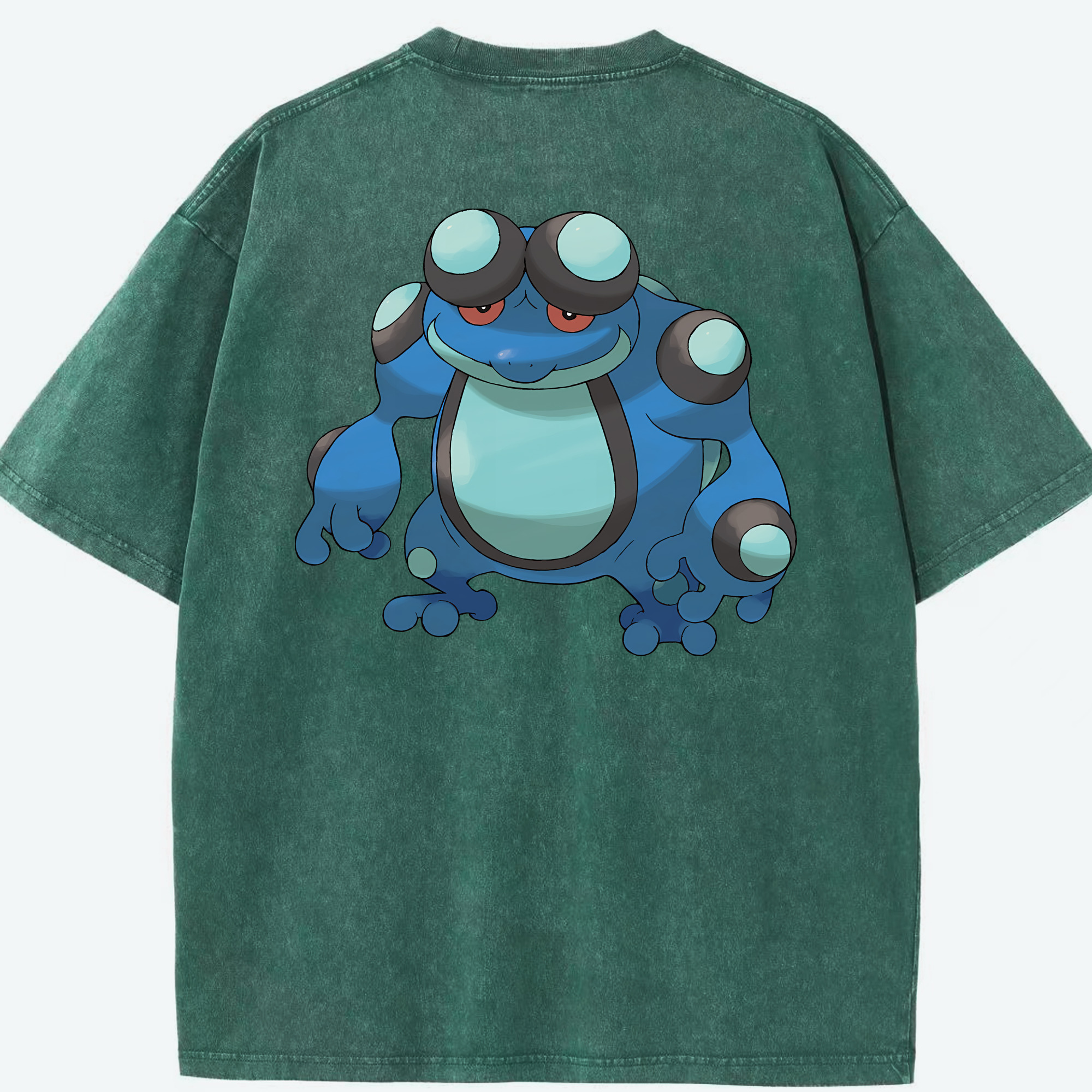 （画像用） ポケットモンスター Pokémon 綿100% ヴィンテージ風 半袖Tシャツ（背面プリント）